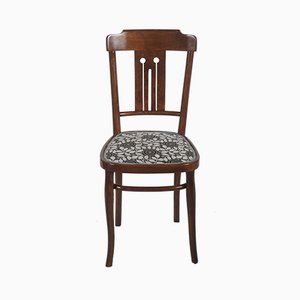 Sedia da pranzo Art Nouveau in legno curvato di Josef Hoffmann