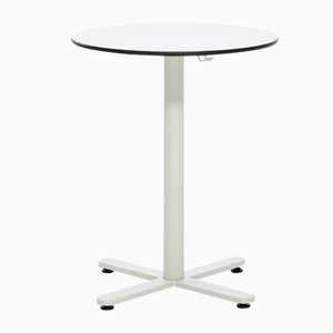 Oxi Outdoor White Table with HPL Top by Mobles114