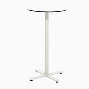 Round White HPL Oxi Table by Mobles114