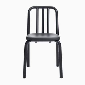 Black Aluminum Tube Chair by Mobles114