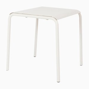 White Tube Square Table by Mobles114
