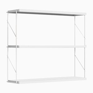 White Tria Pack Wall Shelf by J.M. Massana & J.M. Tremoleda for Mobles 114