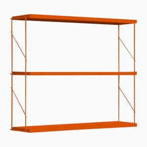 Orange Tria Pack Wall Shelf by J.M. Massana & J.M. Tremoleda for Mobles 114