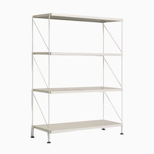 Tria White Shelving Unit by Mobles114