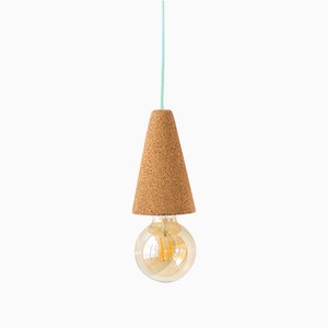 Sino Pose Table Lamp with Mint Textile Cord by Mendes Macedo for Galula