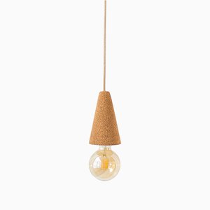 Lampe de Bureau Sino Pose avec Avec Cordon Textile Couleur Sable par Mendes Macedo pour Galula