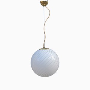 Lámpara de techo vintage de cristal de Murano de VeArt