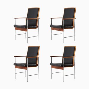 Mid-Century Danish Dining Chairs, Set of 4