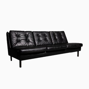 Minimalist Couches Sofas Online At Pamono Vintage Black Leather 3 Seater