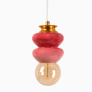 Small Pink Series Apilar Pendant Lamp from Studio Noa Razer