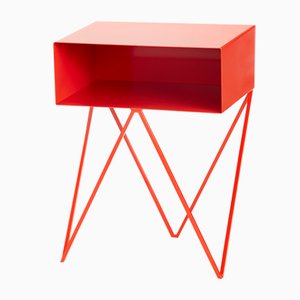 Mesa auxiliar Robot Side Table roja de &New