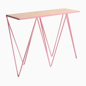 Giraffe Console Table in Pink by &New
