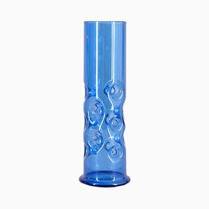 Mid-Century German Hand-Blown Glass Vase from Lauscha Glas