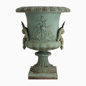 Vintage Swedish Cast Iron Urn