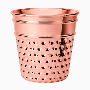 Here Thimble Ice bucket in Copper by Studio Job for Ghidini 1961