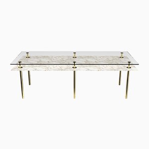 Rectangular Legs Coffee Table by P. Rizzatto for Ghidini 1961