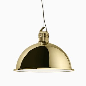 Large Factory Suspension Light by E. Giovannoni for Ghidini 1961