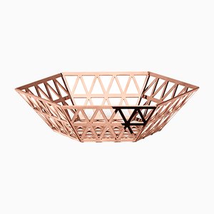 Tip Top Medium Tray in Copper by R. Hutten for Ghidini 1961