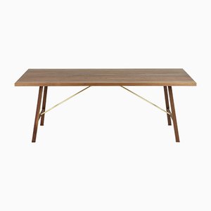 Mesa de comedor Dining Table Two mediana de nogal de Another Country