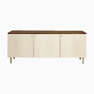 Credenza Two in noce a due ante di Another Country
