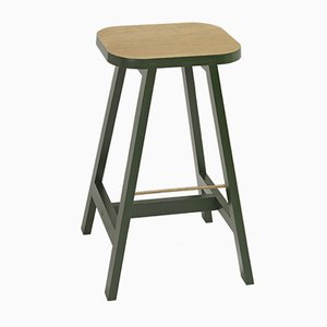 Taburete de bar Oxford Three de roble verde de Another Country