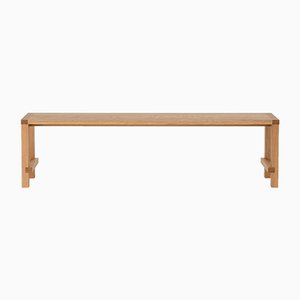 Small Natural Oak Bench Four by Another Country