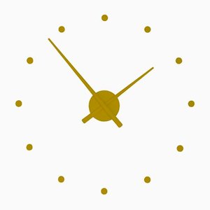 Mustard OJ Mini Clock by Jose Maria Reina for NOMON