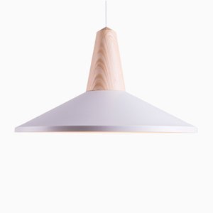 White Ash Eikon Shell Pendant Lamp from Schneid Studio