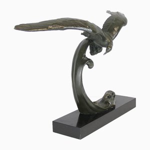 Art Deco Skulptur aus Bronze von Ouline, 1930er