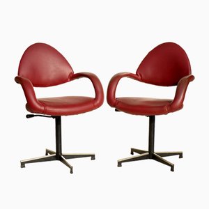 Set of Office Chairs by Gastone Rinaldi for Rima, 1950s