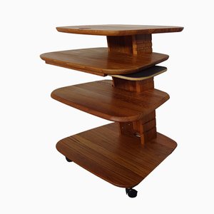 Tiered Console Table by Aksel Kjersgaard for Odder Adjustable, 1970s