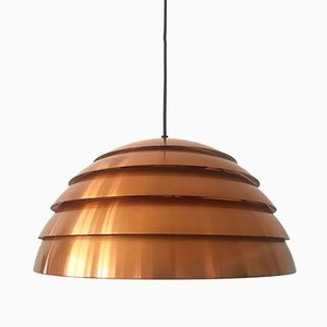 Copper Beehive Pendant Lamp by Hans-Agne Jakobsson, 1960s