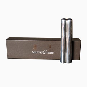 Caja para puros vintage de plata maciza de Mappin & Webb, 1998