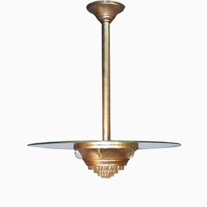 Saturn Deckenlampe von Ezan, 1930er