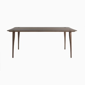 Lewes Rectangular 240 Walnut Dining Table by Sjoerd Vroonland for Revised