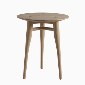 Chilgrove Round 50 Oak Coffee Table by Sjoerd Vroonland for Revised