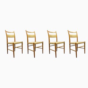 Teak Chairs by Yngve Ekström for Gemla Sweden, 1960s, Set of 4