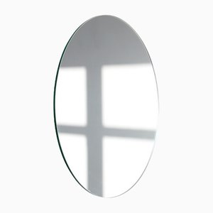 Medium Silver Orbis Round Mirror frameless by Alguacil & Perkoff