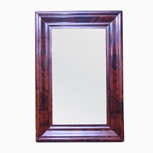 Antique Mahogany Framed Mirror, 1890s