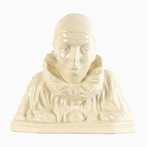Art Deco Ceramic Pierrot Gourmand