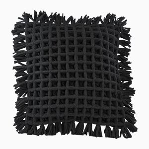 Honeycomb Black Pillow by R & U Atelier