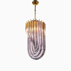 Vintage Murano Glass Ceiling Light from Venini