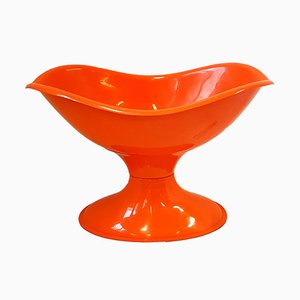 Berceau Space Age en Plastique Moulé Orange, 1970s