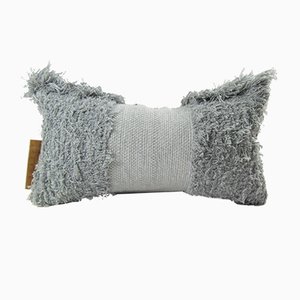 Grey Furry Pillow by R & U Atelier
