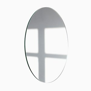 Small Silver Orbis Round Frameless Mirror by Alguacil & Perkoff