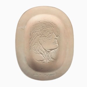 Jarrón vintage de cerámica de Jean Marais