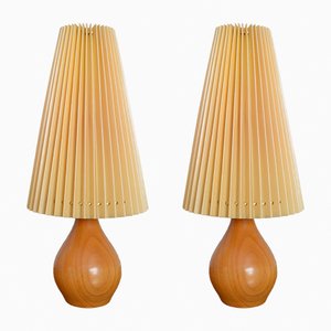 Mid-Century Table Lamps from Biko, Set of 2