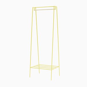 A Clothes Rail in Yellow with a Pine Pole by &New