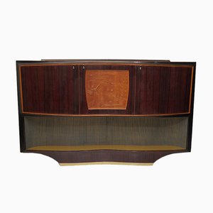 Mid-Century Buffet aus Nussholz von Vittorio Dassi, 1940er