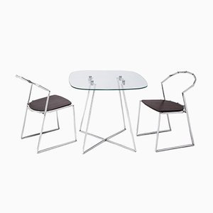 Kinky Table and 2 Chairs by Alexander White